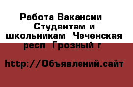 Работа Вакансии - Студентам и школьникам. Чеченская респ.,Грозный г.